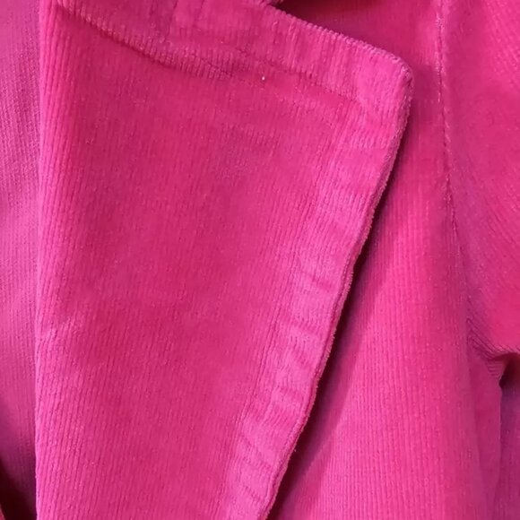 TM True Meaning Womens Jacket, Blazer Coat Corduroy, Embroidered Jacket, Medium - Picture 6 of 16